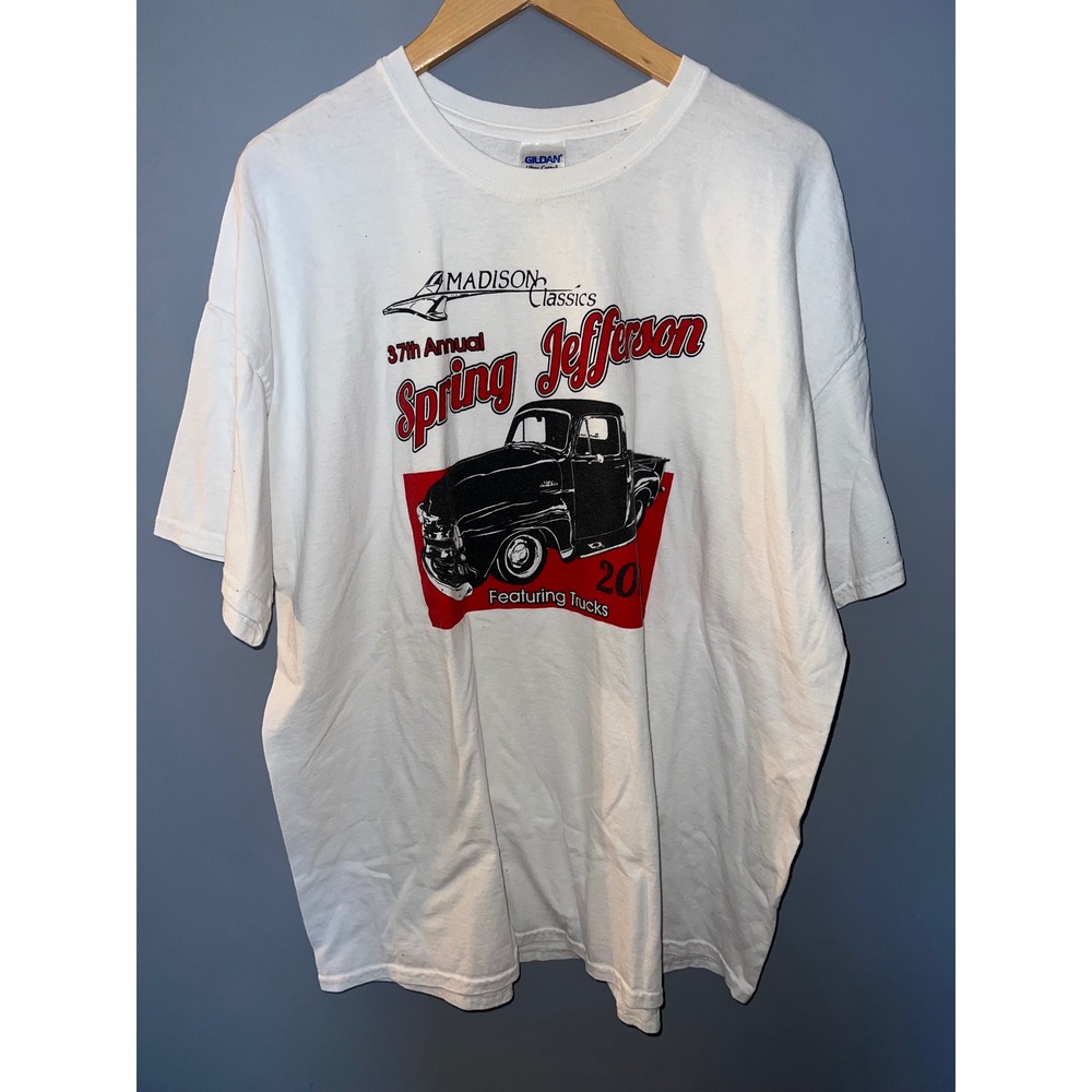 Gildan Madison Classics 37th Annual Spring Jefferson 2014 Truck T-Shirt 2XL
